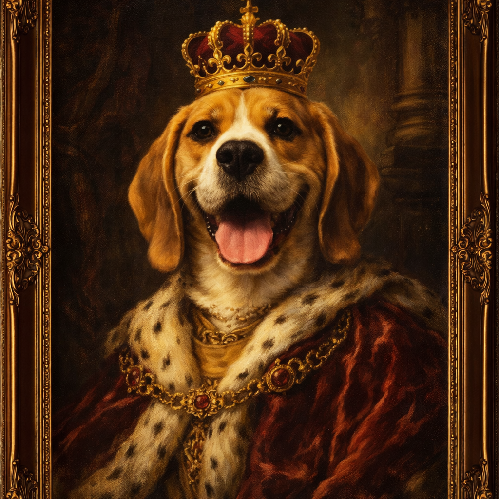 Royal Pet Portrait